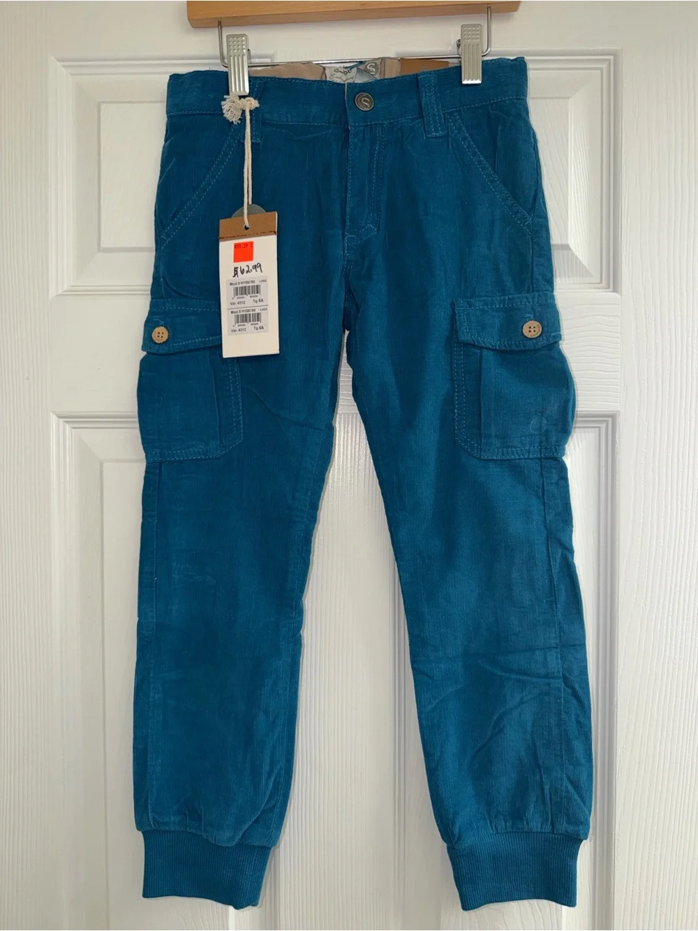NWT Kids Teal Corduroy Pants | CHOOSE SIZE 5A 6A 7A | $62